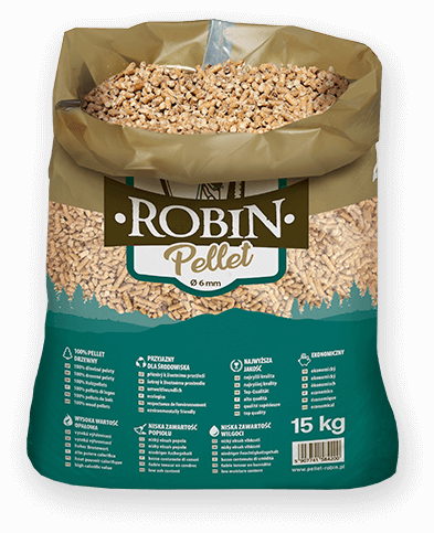 worek pelletu opałowego Robin do kupienia w Czarnem lub sklepie internetowym